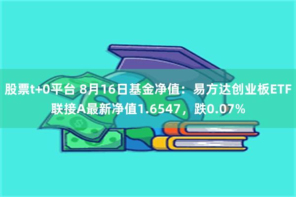 股票t+0平台 8月16日基金净值：易方达创业板ETF联接A最新净值1.6547，跌0.07%