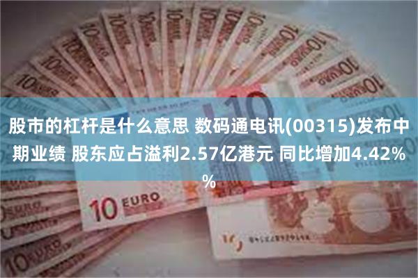 股市的杠杆是什么意思 数码通电讯(00315)发布中期业绩 股东应占溢利2.57亿港元 同比增加4.42%