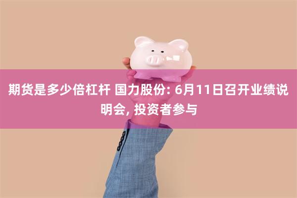 期货是多少倍杠杆 国力股份: 6月11日召开业绩说明会, 投资者参与