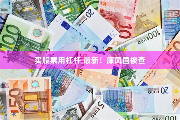 买股票用杠杆 最新！廉凤国被查