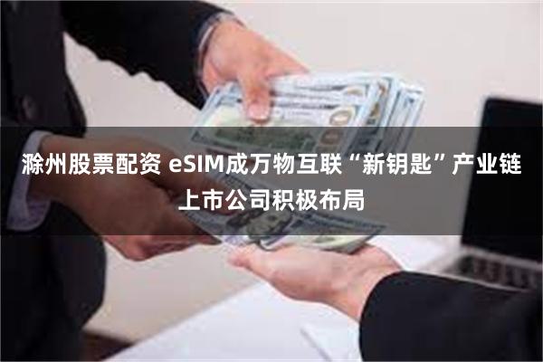 滁州股票配资 eSIM成万物互联“新钥匙”产业链上市公司积极布局